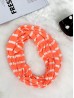 Jersey Striped Double Loop Scarf
